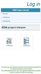 Mobile Screenshot of intranet.sdmproject.com